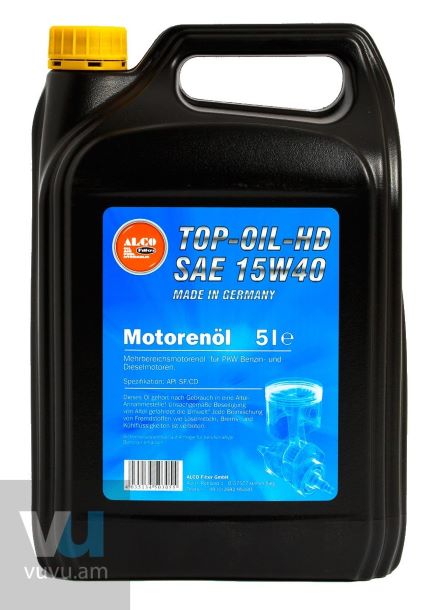 ALCO TOP OIL HD 15W40 5L 